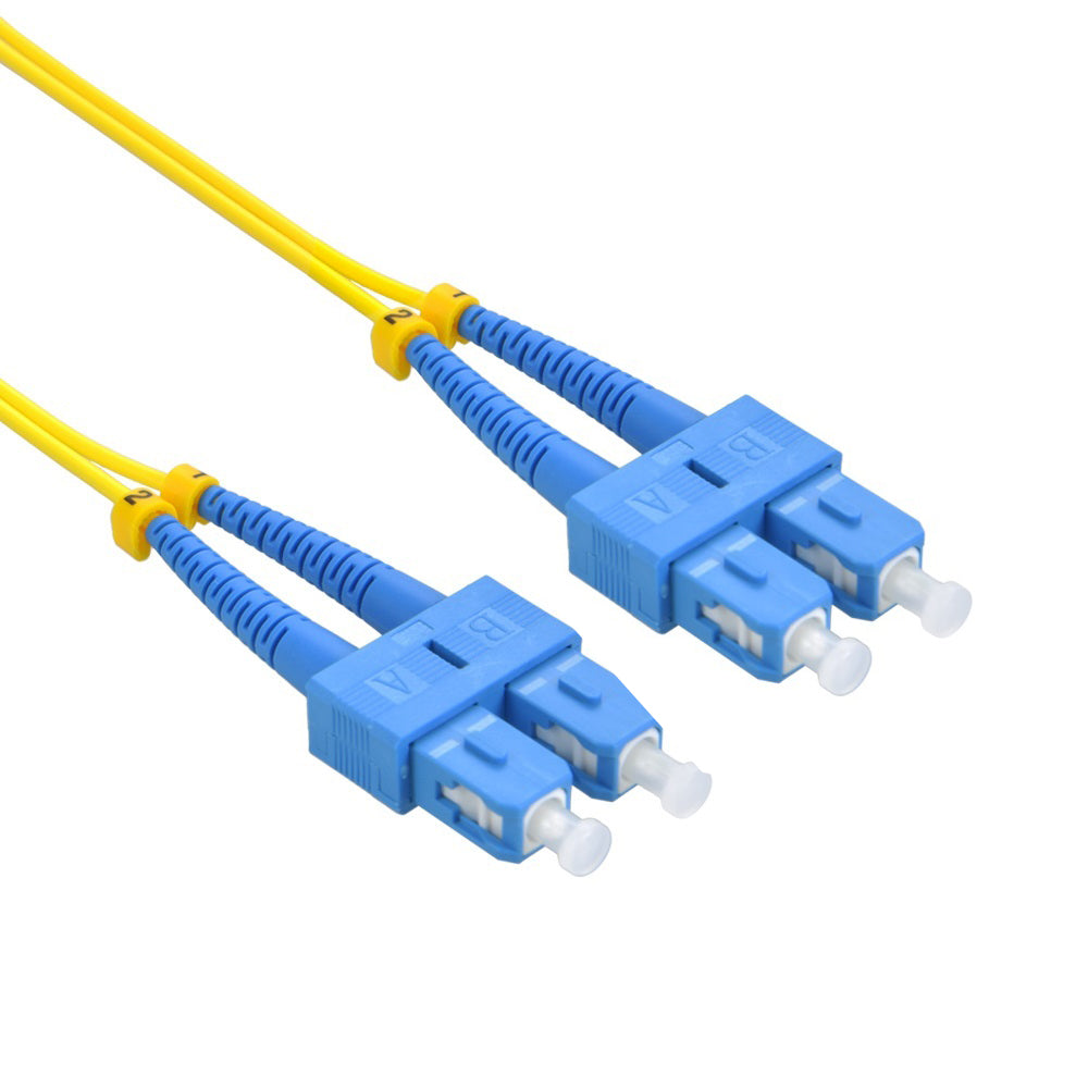SC/UPC-SC/UPC Singlemode Duplex OFNR 2.0mm Fiber Optic Patch Cable SC/UPC-SC/UPC Singlemode Duplex OFNR 2.0mm Fiber Optic Patch Cable